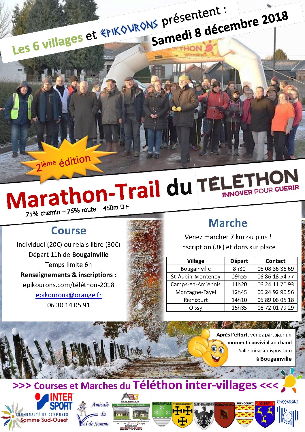 MARATHON-TRAIL du téléthon : Innover pour guérir