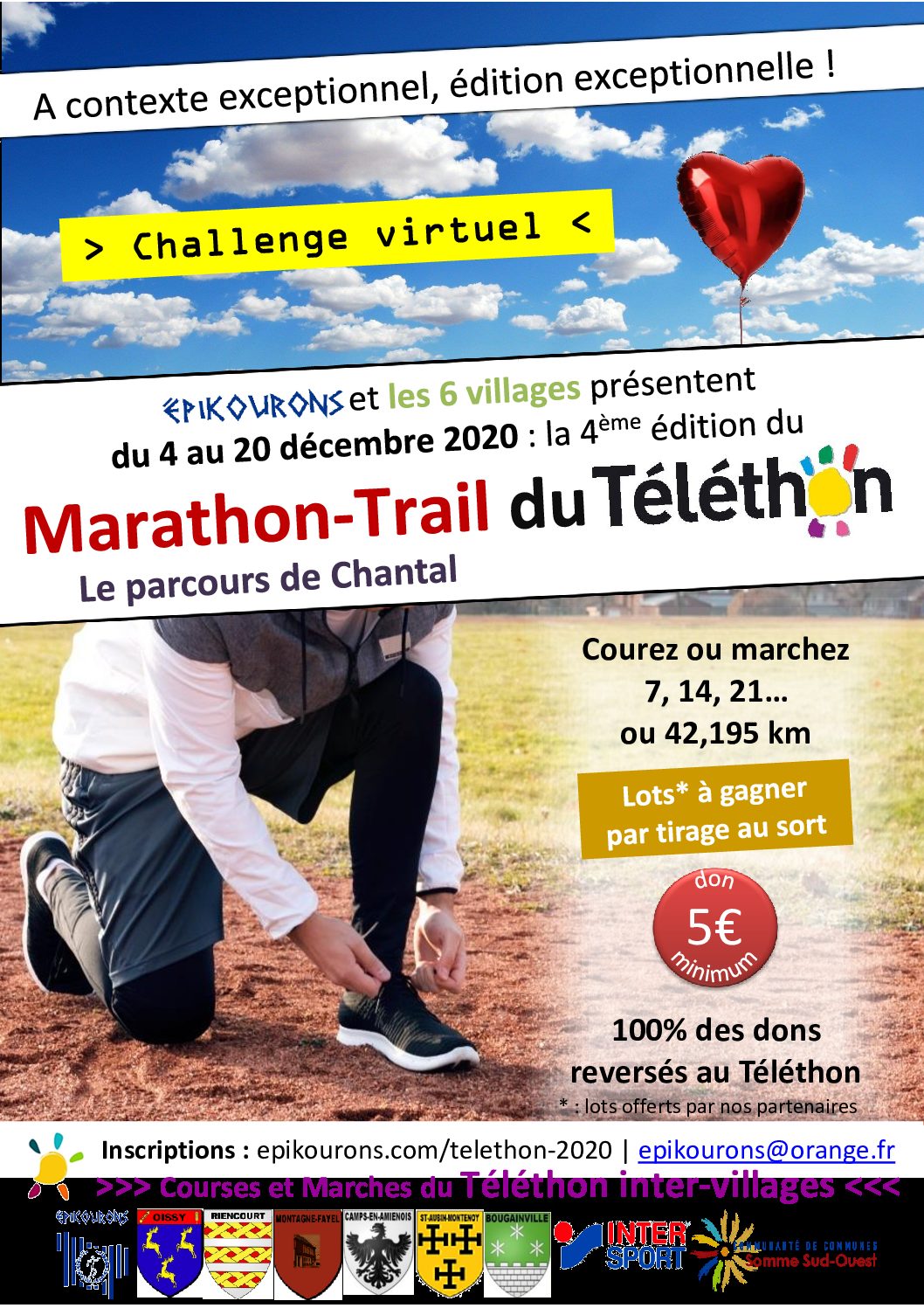 COURIR ou MARCHER pour le téléthon